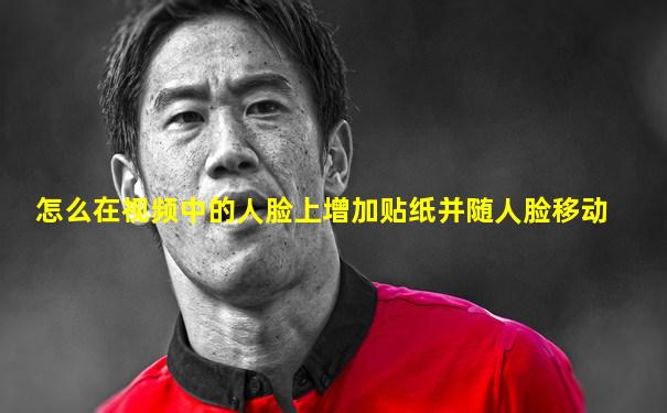 怎么在视频中的人脸上增加贴纸并随人脸移动