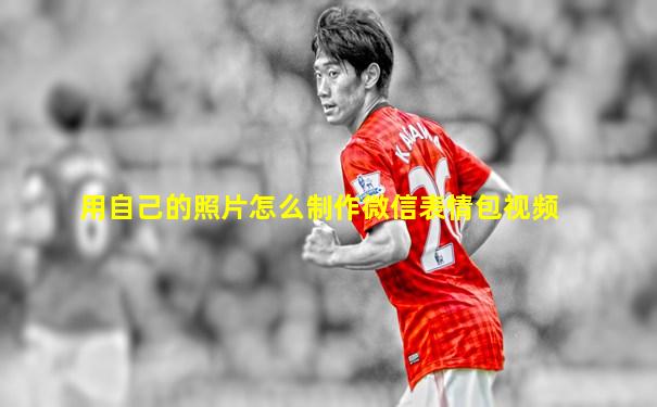 用自己的照片怎么制作微信表情包视频