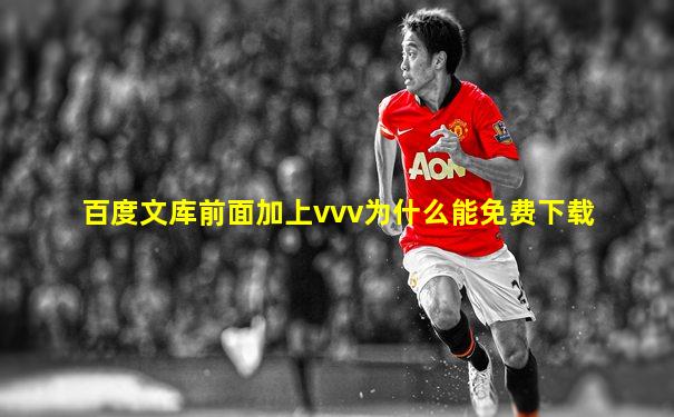 百度文库前面加上vvv为什么能免费下载