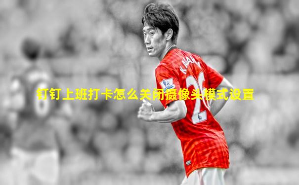钉钉上班打卡怎么关闭摄像头模式设置